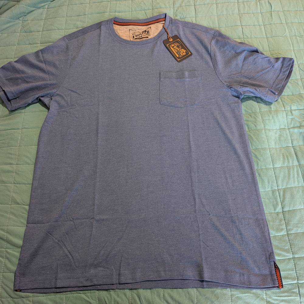 Weatherproof Men’s Light Blue Pocket Short Sleeve Tee